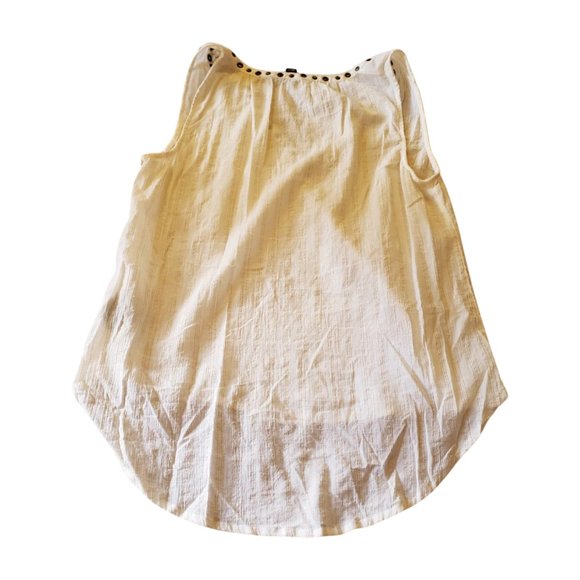 Rock & Republic Sleeveless Grommet V‑Neck Blouse – Size S - Picture 7 of 14